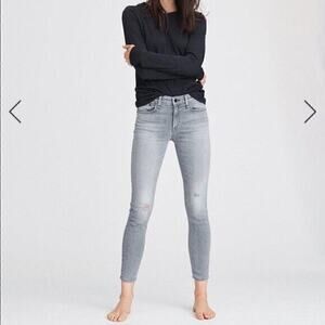 Rag & Bone Ankle Skinny Jeans Women's Griffin Gray Size 27
